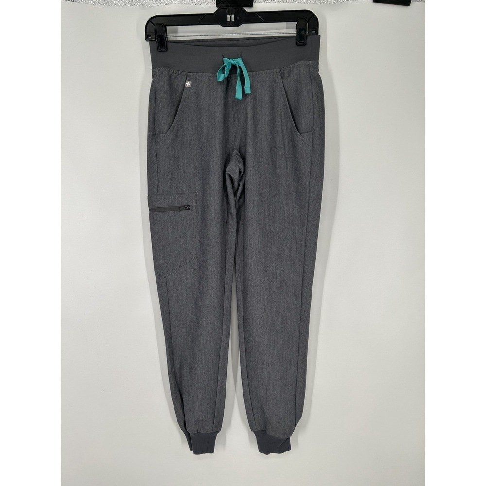 FIGS Technical Collection Cargo Zamora Jogger Scrub‎ Pants Womens XXS Graphite